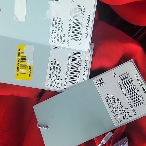 Antonio Melani Cosima One Sleeve Asymmetrical Neckline Feather Trim Dress - Picture 5 of 11